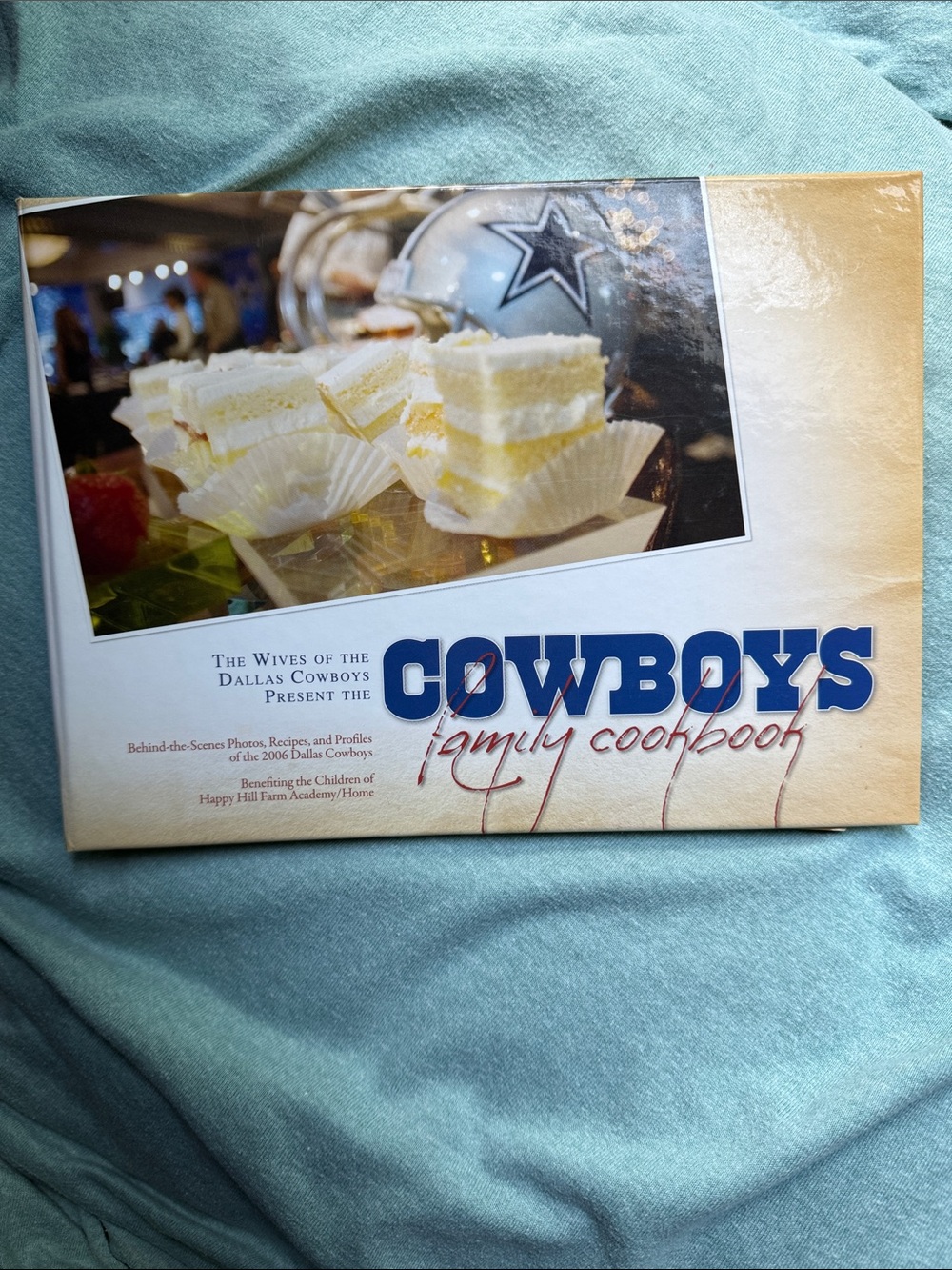 NFL Cowboys Family Cookbook - Blue and White